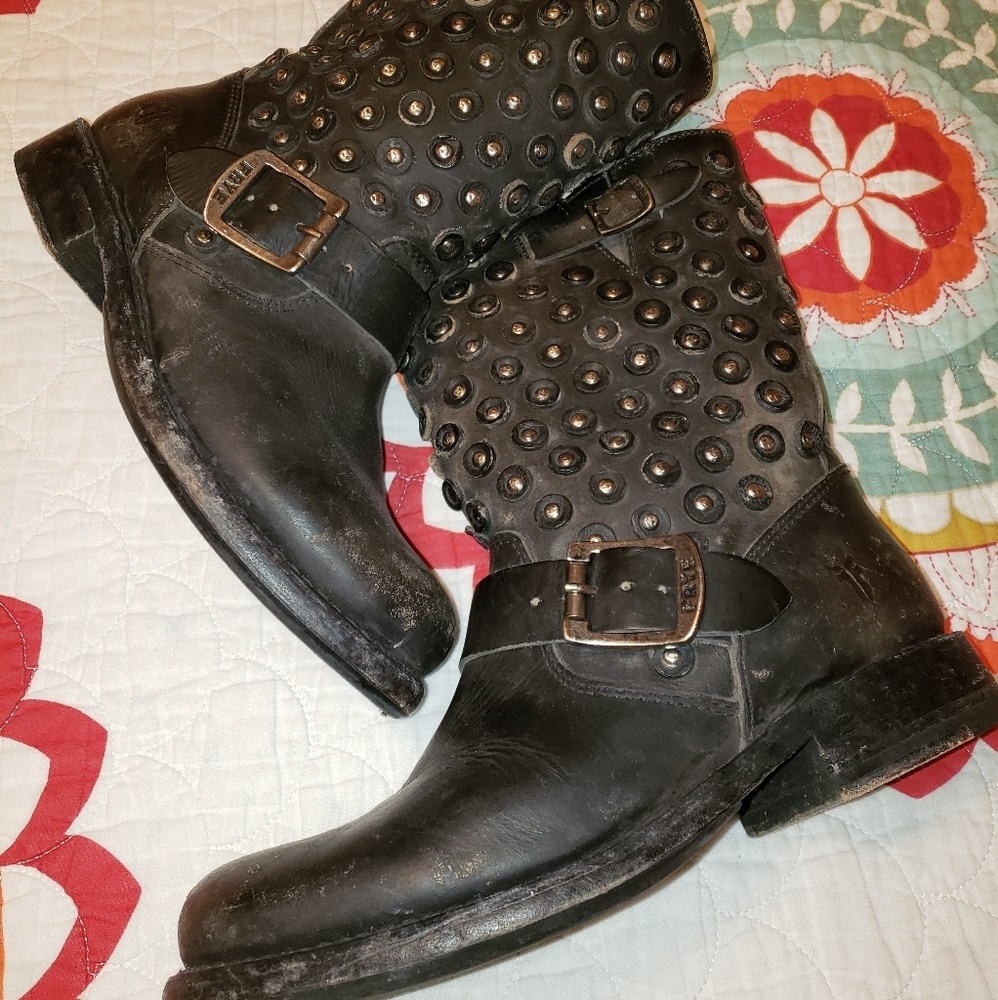 🎉SALE‼️ Frye Veronica Disc Moto Boots